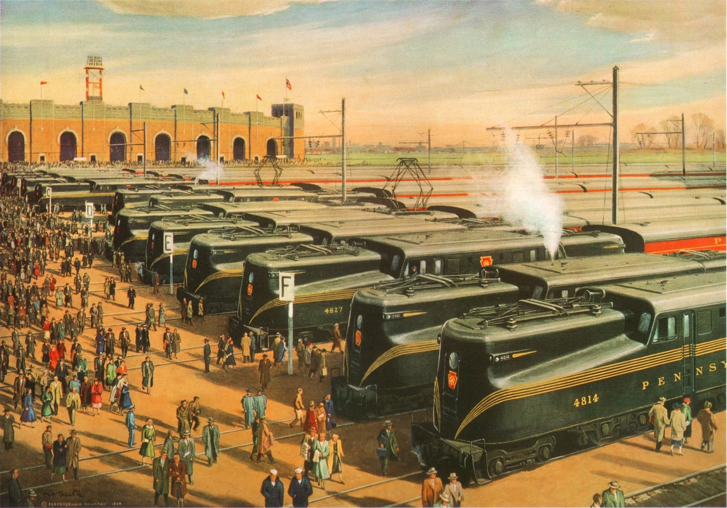 Imagem de referência relacionada a Pennsylvania Railroad, item descrito como companhia ferroviária