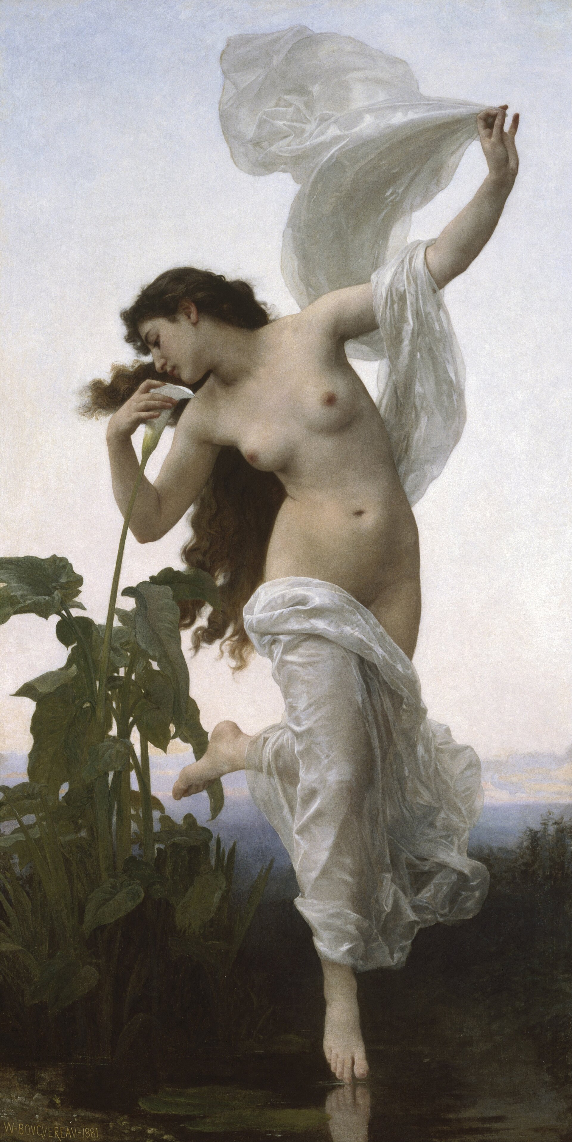 Imagem de referência de A Aurora, descrito nos dados abertos como pintura de William Bouguereau