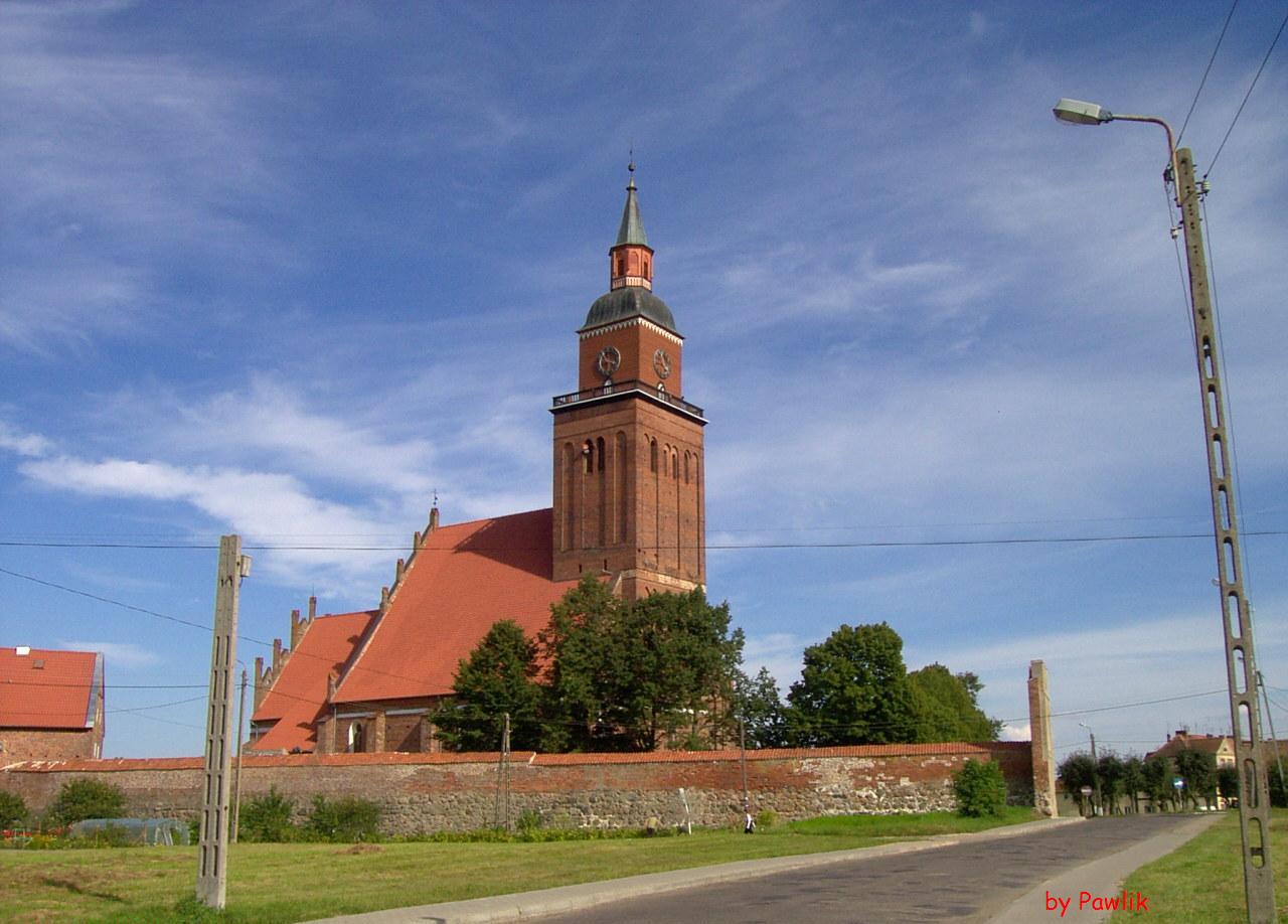 Imagem de referência relacionada a Sępopol, item descrito como cidade na atual Polônia