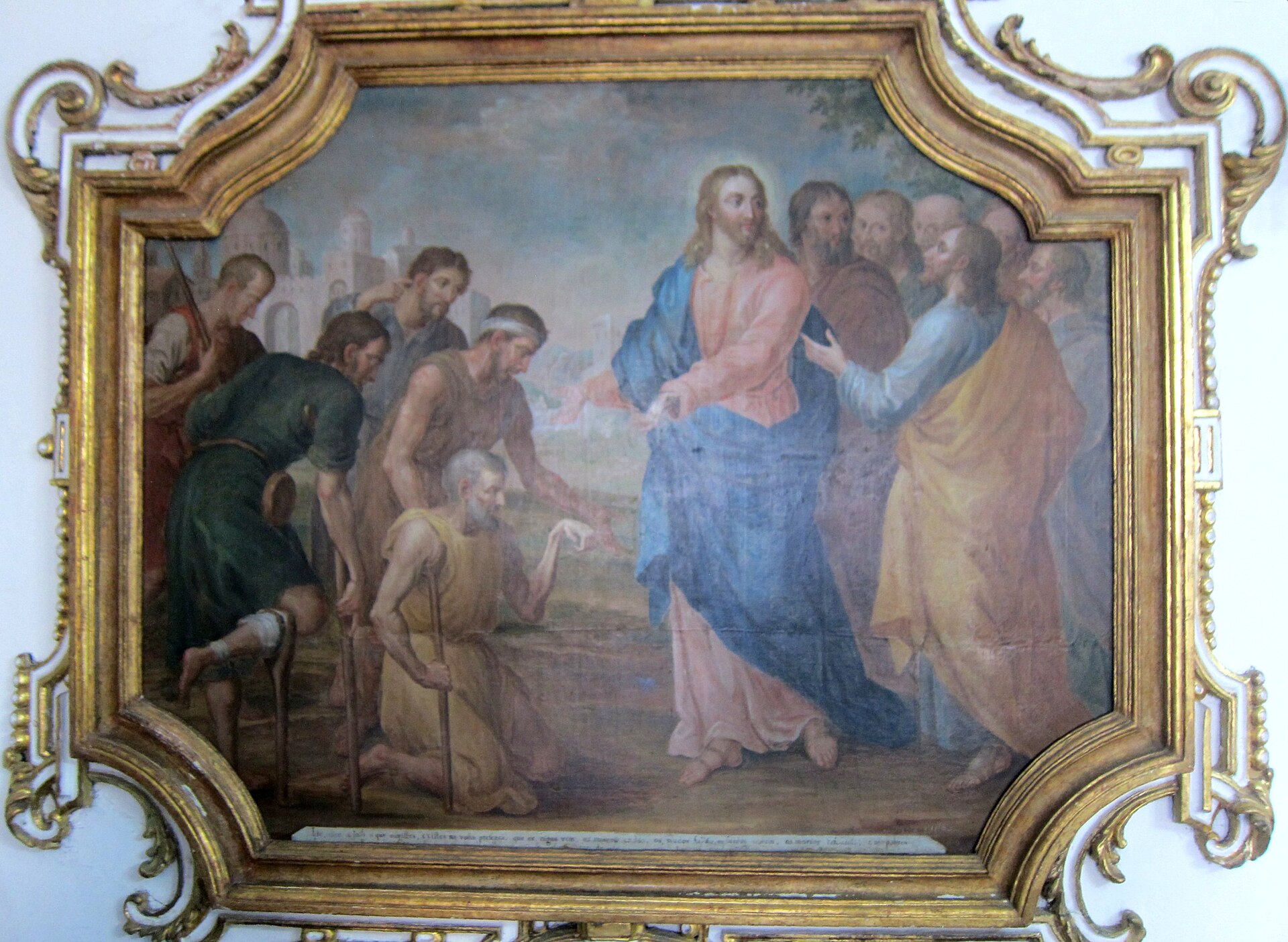 Imagem de referência de Milagre de Cristo, descrito nos dados abertos como pintura de Teófilo de Jesus