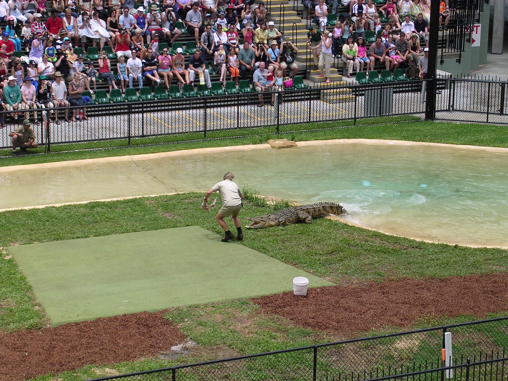 Imagem de referência de Steve Irwin, descrito nos dados abertos como naturalista australiano