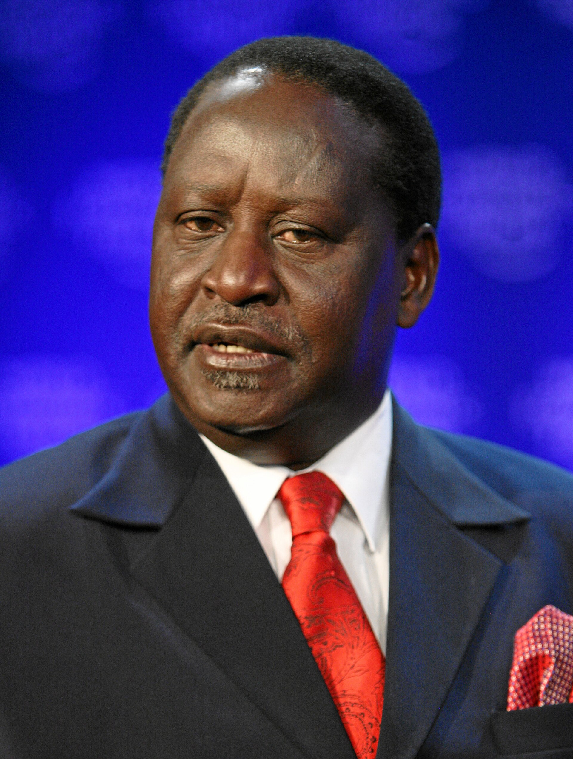 Imagem de referência relacionada a Raila Odinga, item descrito como político queniano