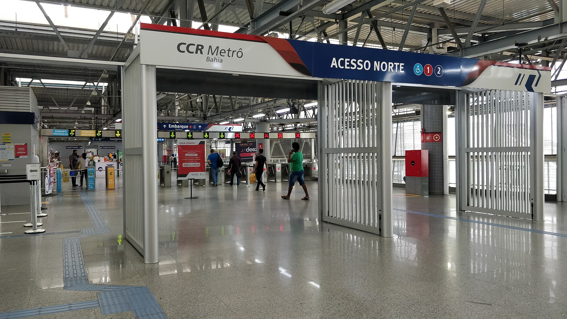 Imagem de referência de Estação Acesso Norte, descrito nos dados abertos como estação de metrô de Salvador, Brasil