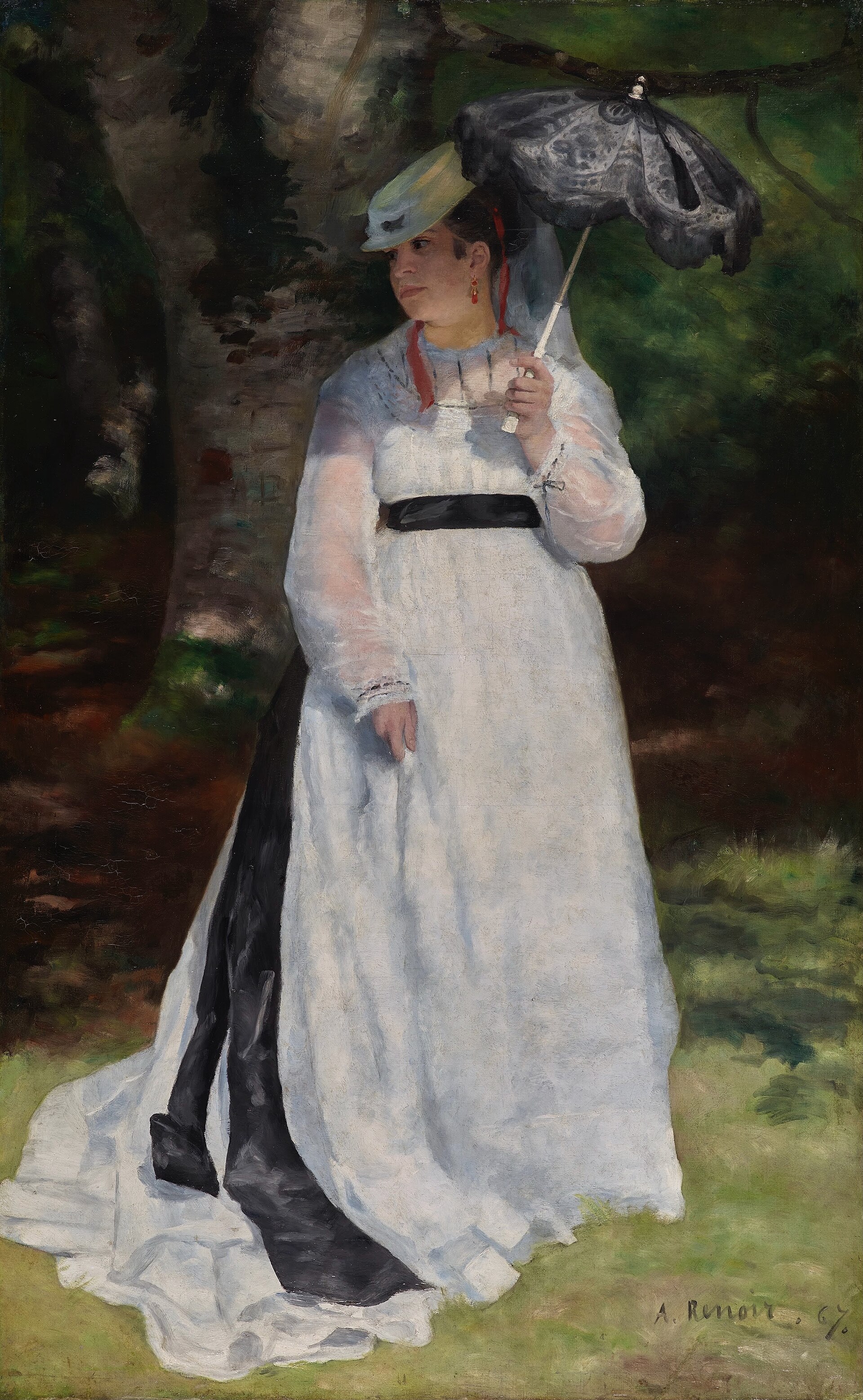 Imagem de referência de Lise com Sombrinha, descrito nos dados abertos como pintura de Pierre-Auguste Renoir