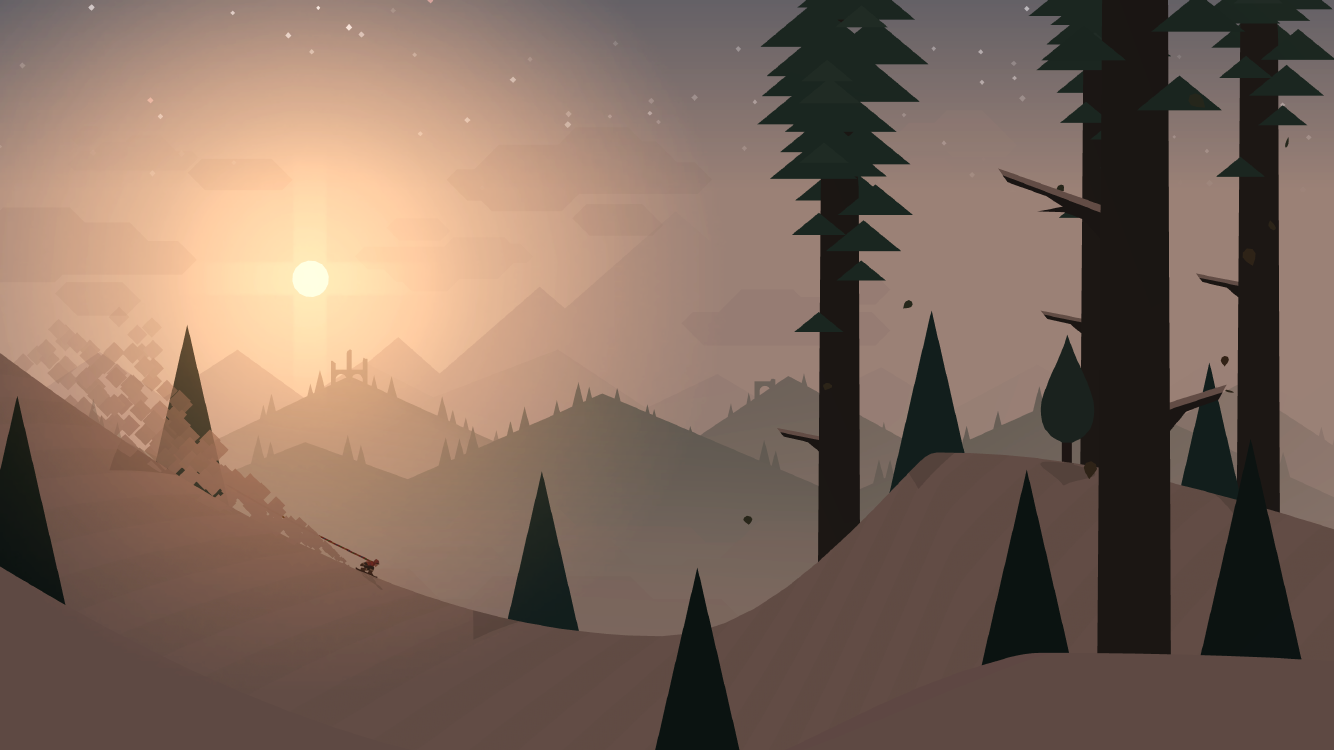 Imagem de referência relacionada a Alto's Adventure, item descrito como jogo eletrônico de 2015
