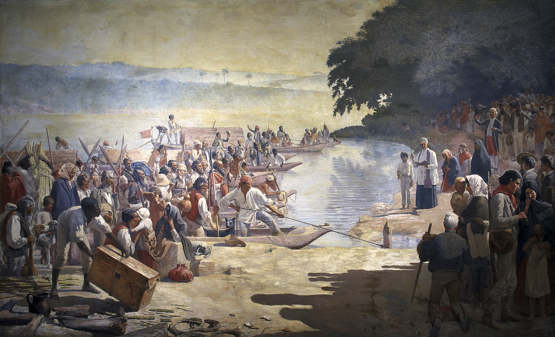 Imagem de referência de Partida da Monção, descrito nos dados abertos como quadro de Almeida Júnior
