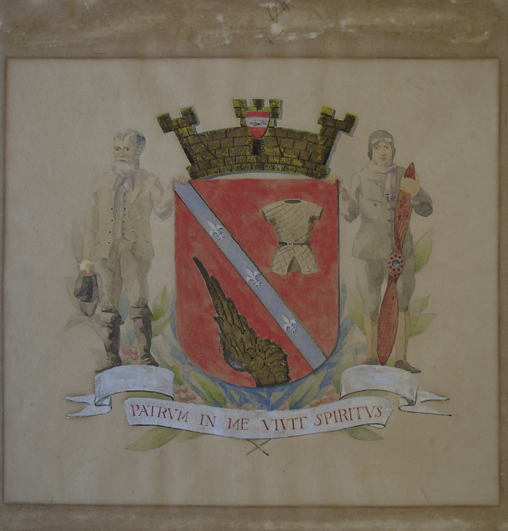 Imagem de referência de Brasão de Jaú, descrito nos dados abertos como pintura de José Wasth Rodrigues