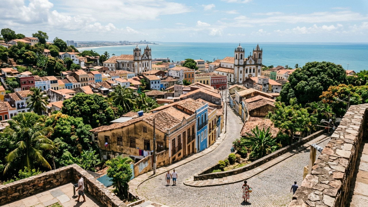 A cidade onde as ladeiras do centro histórico moldam a rotina, fazem da caminhada parte do passeio e preservam 1,2 km² de patrimônio