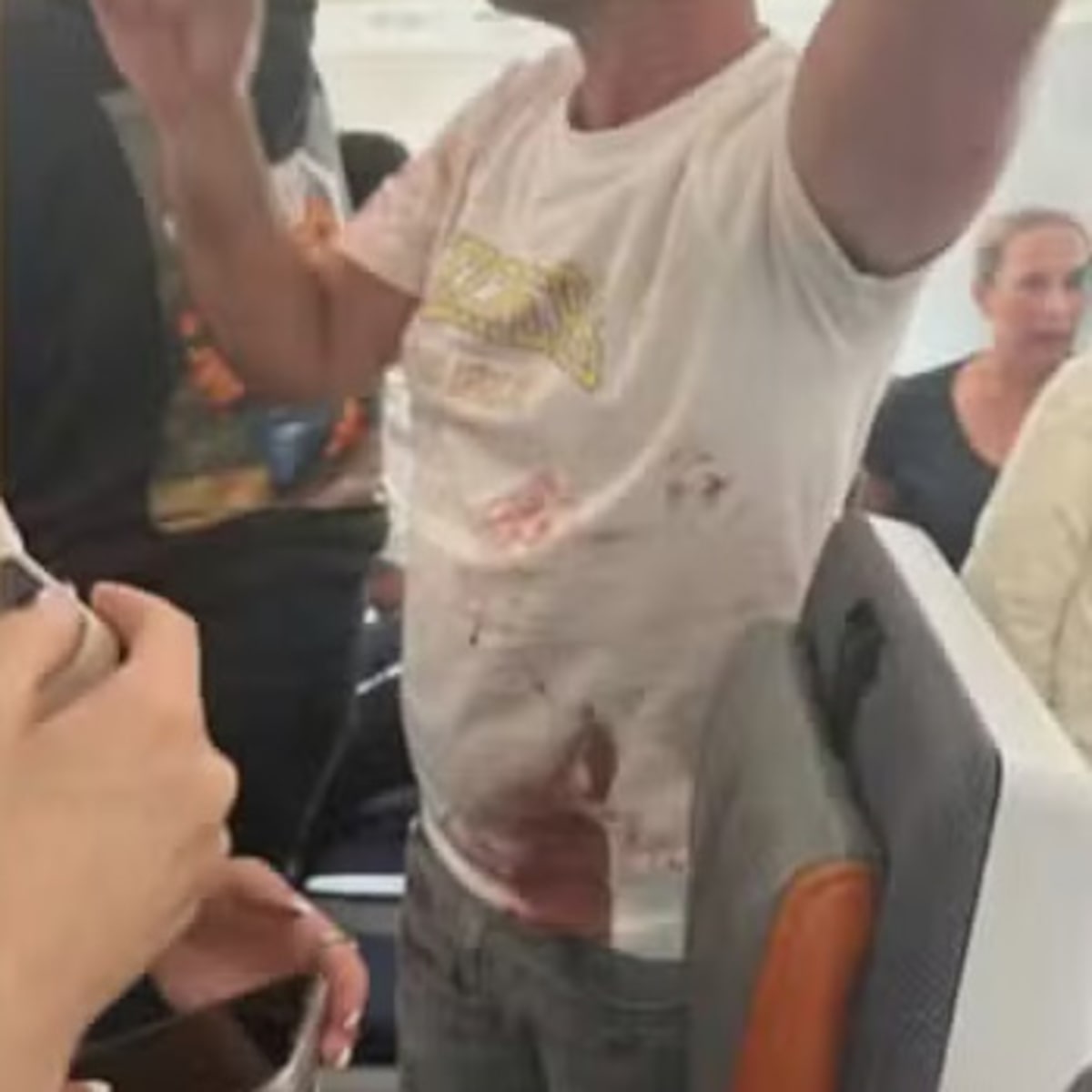 Vídeo: avião balança e passageiros gritam durante voo desviado de Israel por suspeita de terrorismo
