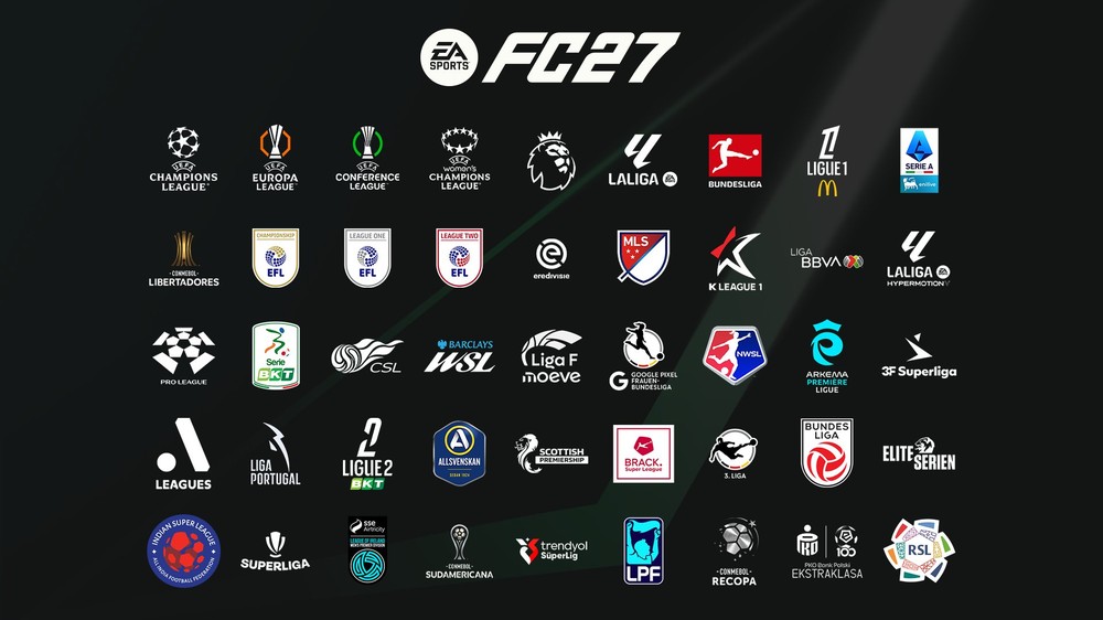 Todas as ligas do EA FC 27 — Foto: Reprodução
