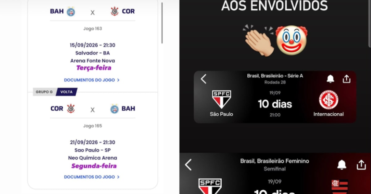 Jogadoras de Corinthians e São Paulo criticam locais e datas das semifinais do Brasileirão feminino