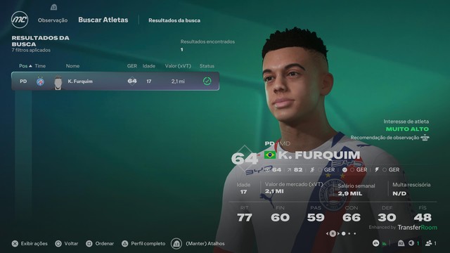 Modo Carreira do EA FC 27: 5 promessas do Brasileirão baratinhas