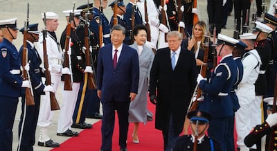 Trump despliega la alfombra roja para Xi Jinping en una inusual bienvenida a Washington