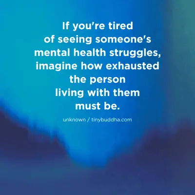 Lutas de Saúde Mental de Alguém