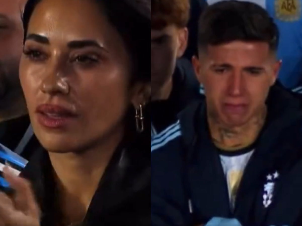 Comparação entre reações de Antonella e Enzo Fernández em despedida de Messi viraliza; veja o momento