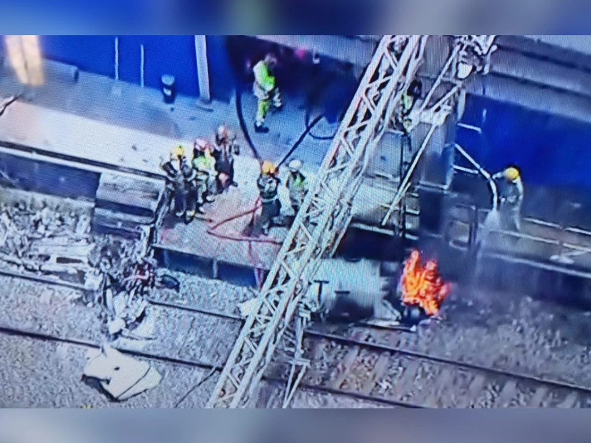 Piloto do avião que caiu em pátio do metrô em BH morreu carbonizado
