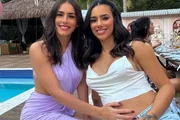 Bruna Biancardi e Bianca Biancardi posam juntas na primeira gestação da influenciadora