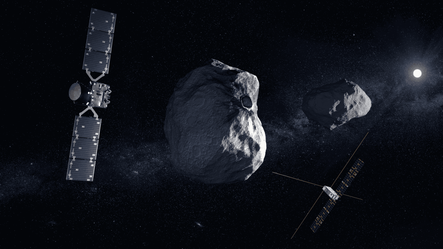 Missão Hera da ESA chega ao asteroide atingido pela NASA há 4 anos