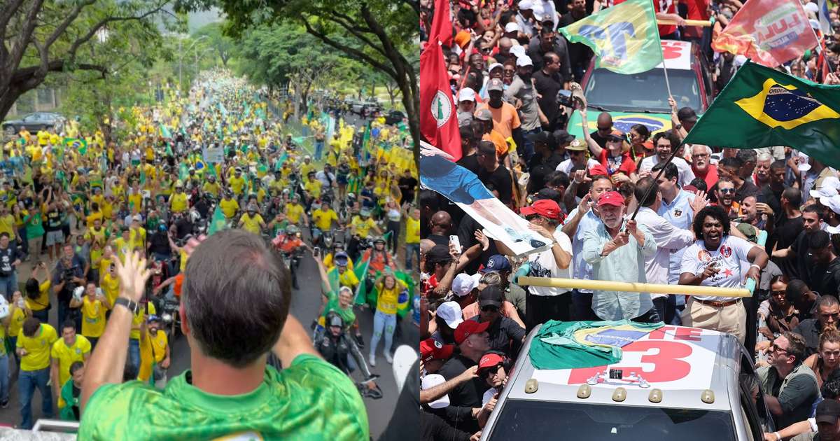 Atos pró-Lula e pró-Flávio são realizados em diversos estados do Brasil na véspera da eleição; veja