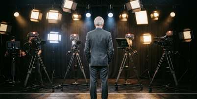 Veterano da TV ficou tão decepcionado com as condições de trabalho que deixou a TV Foto: Ilustração por IA