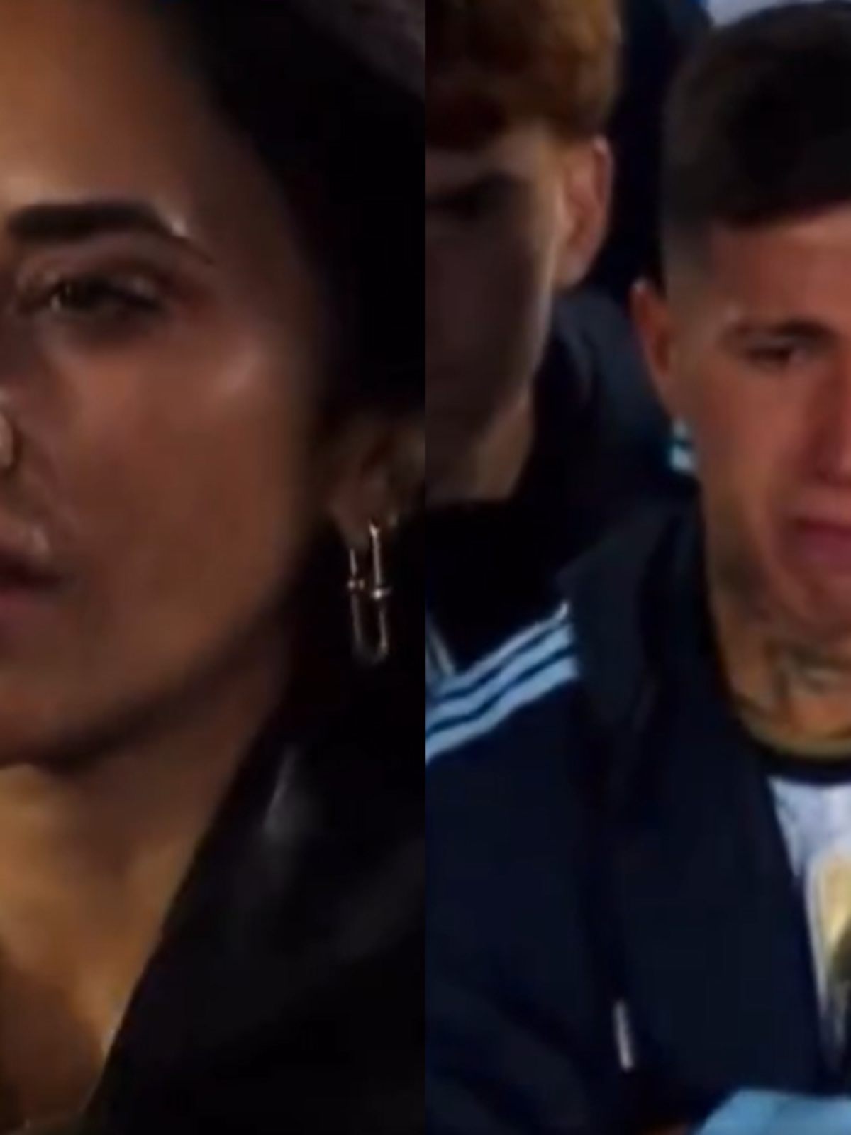 Comparação entre reações de Antonella e Enzo Fernández em despedida de Messi viraliza; veja o momento