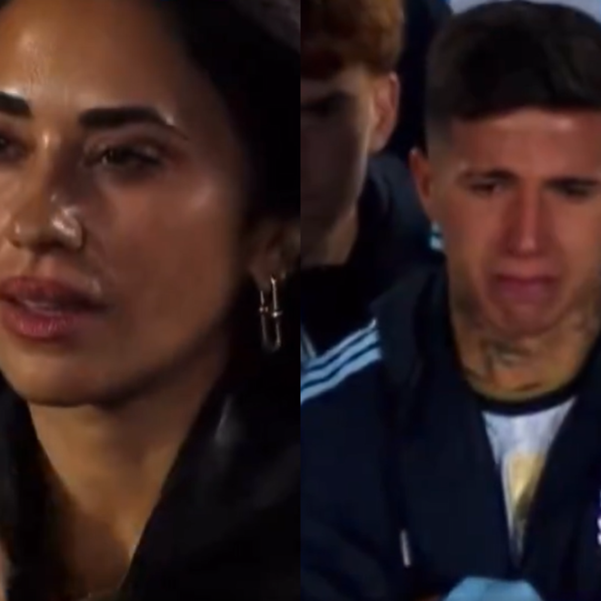 Comparação entre reações de Antonella e Enzo Fernández em despedida de Messi viraliza; veja o momento