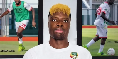 Rival em despedida de Messi, Adnan Aziz, atacante de Benim, se diz 'quase argentino' e revela paixão por mate Foto: Reprodução/Instagram/@azizjunior77_