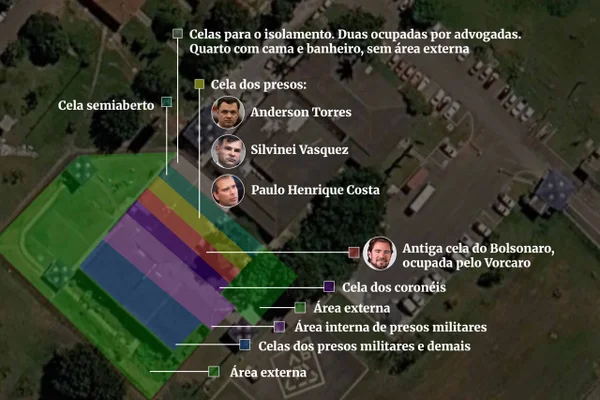 Vorcaro e mais quatro presos da Papudinha serão escoltados para votar