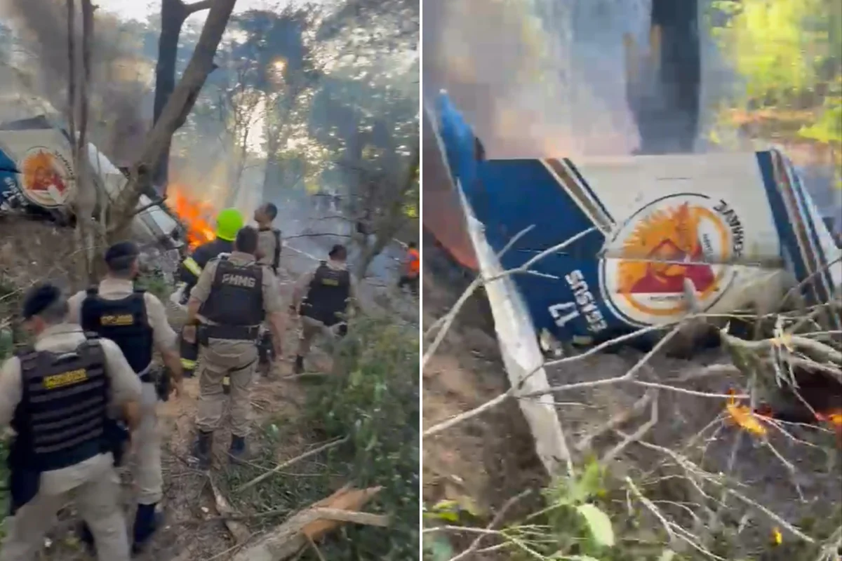 Militares do DF lamentam morte de PMs em queda de avião em MG: "Imensa dor"