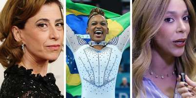 Na foto, Fernanda Torres, Rebeca Andrade e Érika Hilton, mulheres pioneiras com feitos atuais Foto: Montagem/Terra
