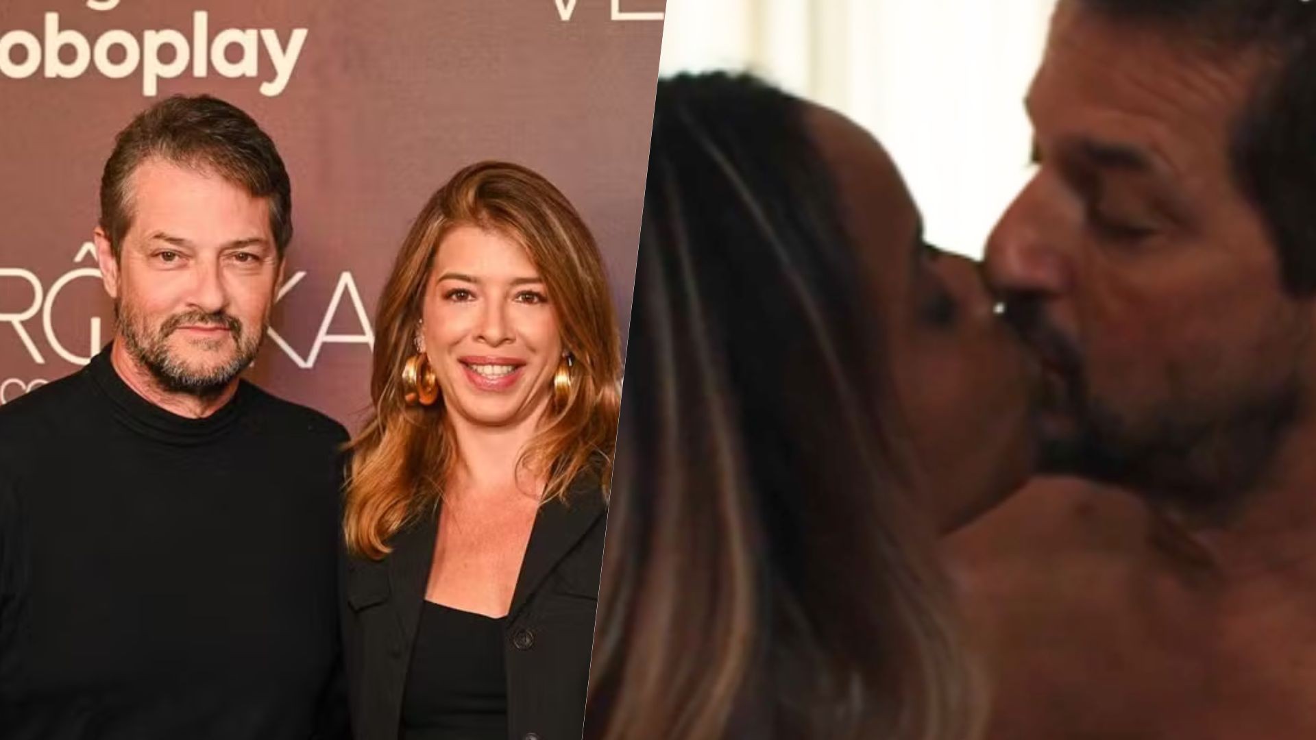 Esposa de Marcelo Serrado coordenou cenas quentes do ator com Roberta Rodrigues em série