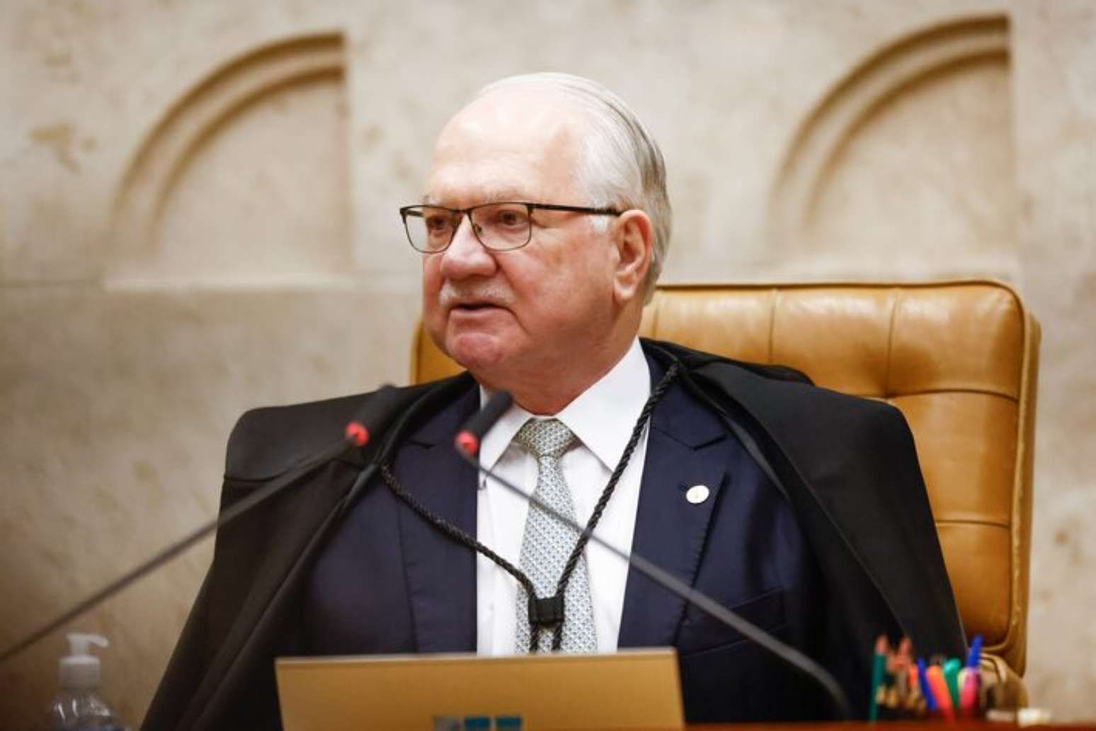 O presidente do STF, ministro Edson Fachin