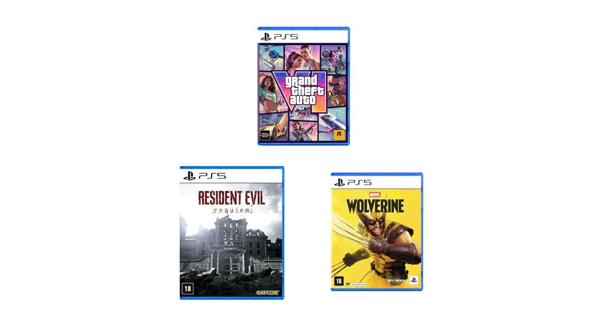 GTA VI, Wolverine e mais: selecionamos jogos imperdíveis para o PS5 em promoção