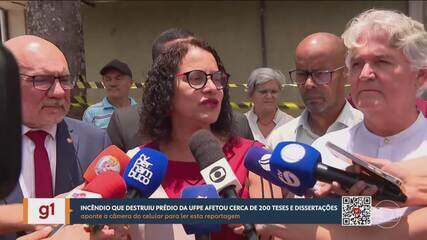 Ministra de Ciência, Tecnologia e Inovações anuncia investimentos para UFPE após incêndios