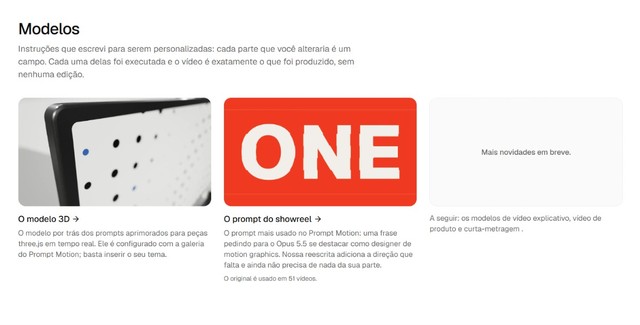 Como usar o Prompt Motion? Site reúne prompts para criar animações com IA